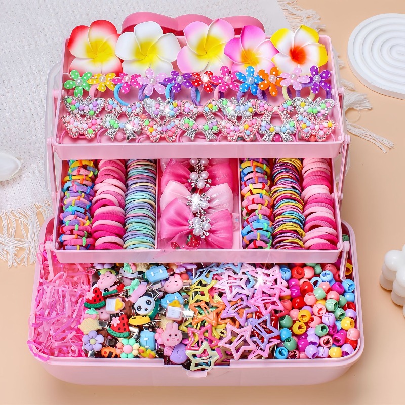 Travel Accessories Set - 546Pcs Bow High Elastic Hair Accessories