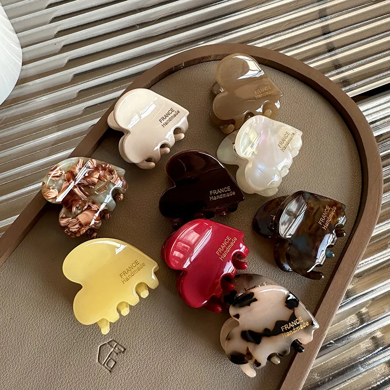 Travel Accessories For 6 Year Old - Small Hair Claw Acetate Hair Crabs