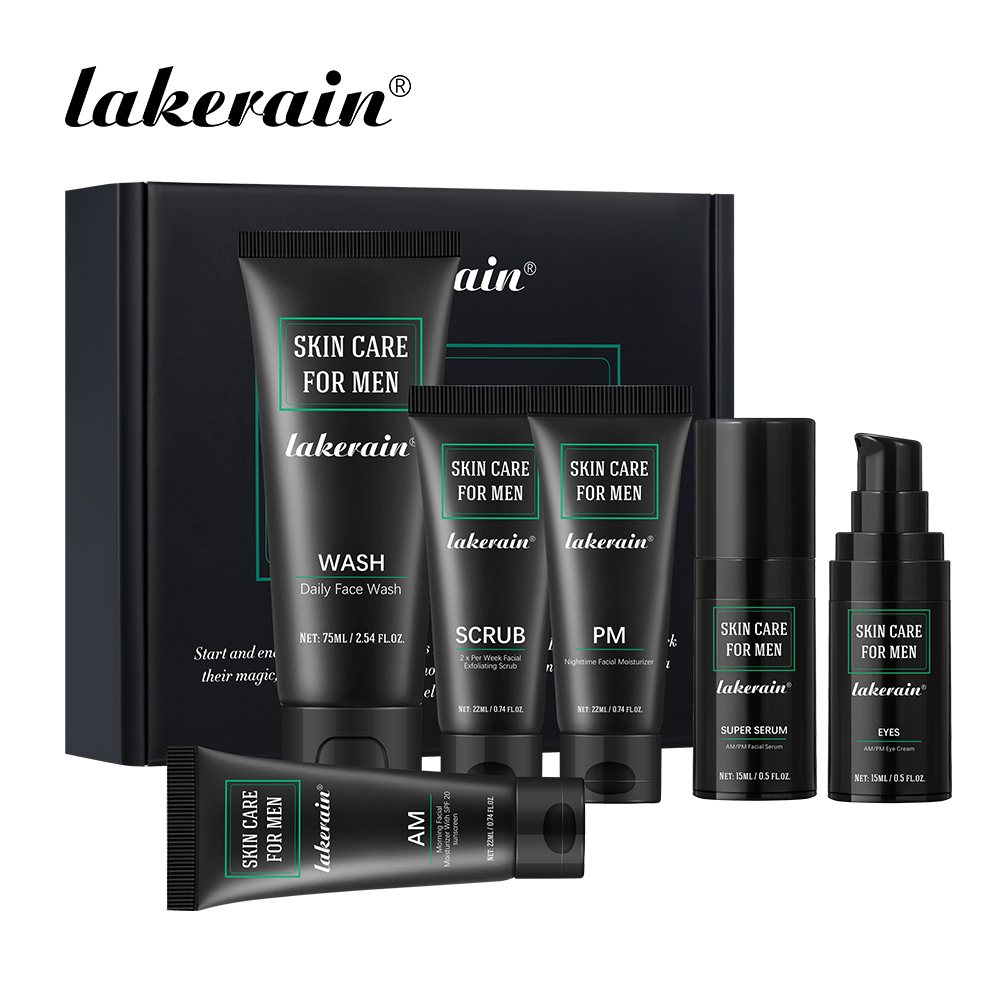Travel Accessories Set - Lakerain Skin Care for Men Kit
