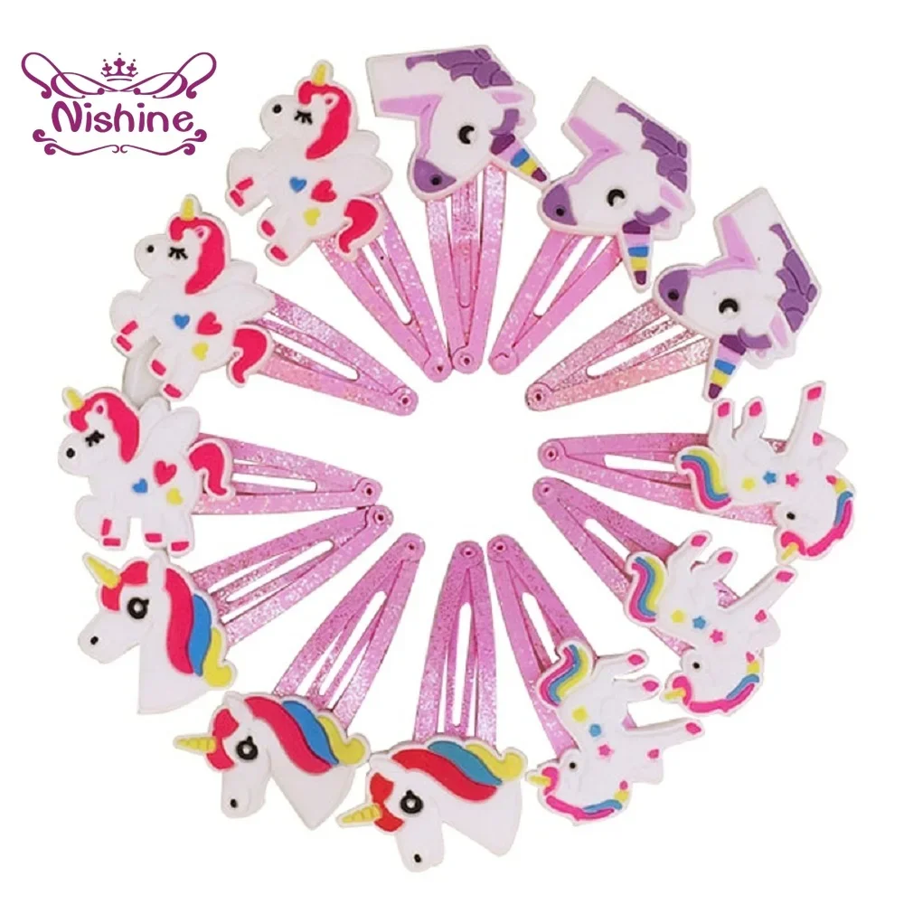 Travel Accessories For 2 Year Old - Nishine Lấp Lánh Kỳ Lân Hairclips