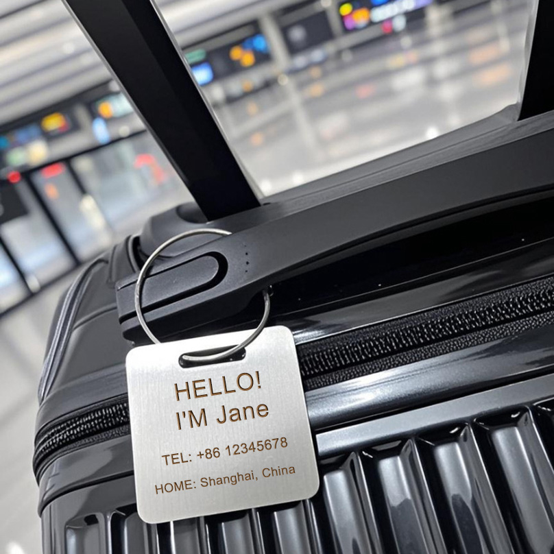 Custom Name Luggage Tag Laser  - đánh giá và giá Travel Accessories International