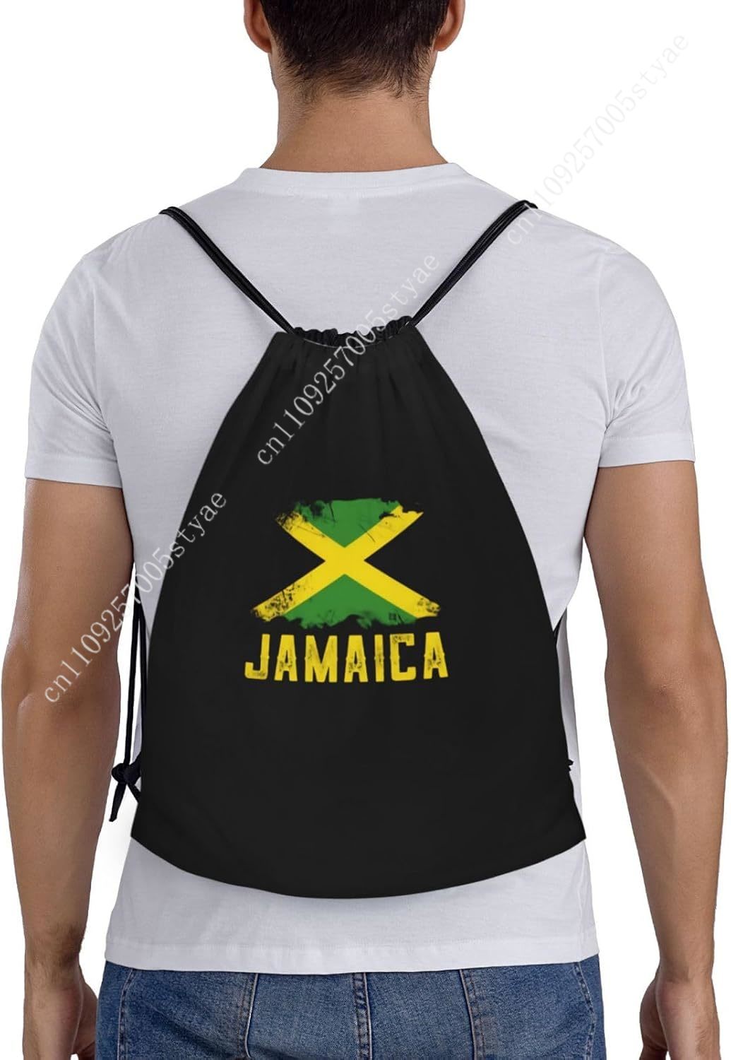 Jamaica Flag Drawstring Bag Ba - đánh giá và giá Travel Yoga Accessories