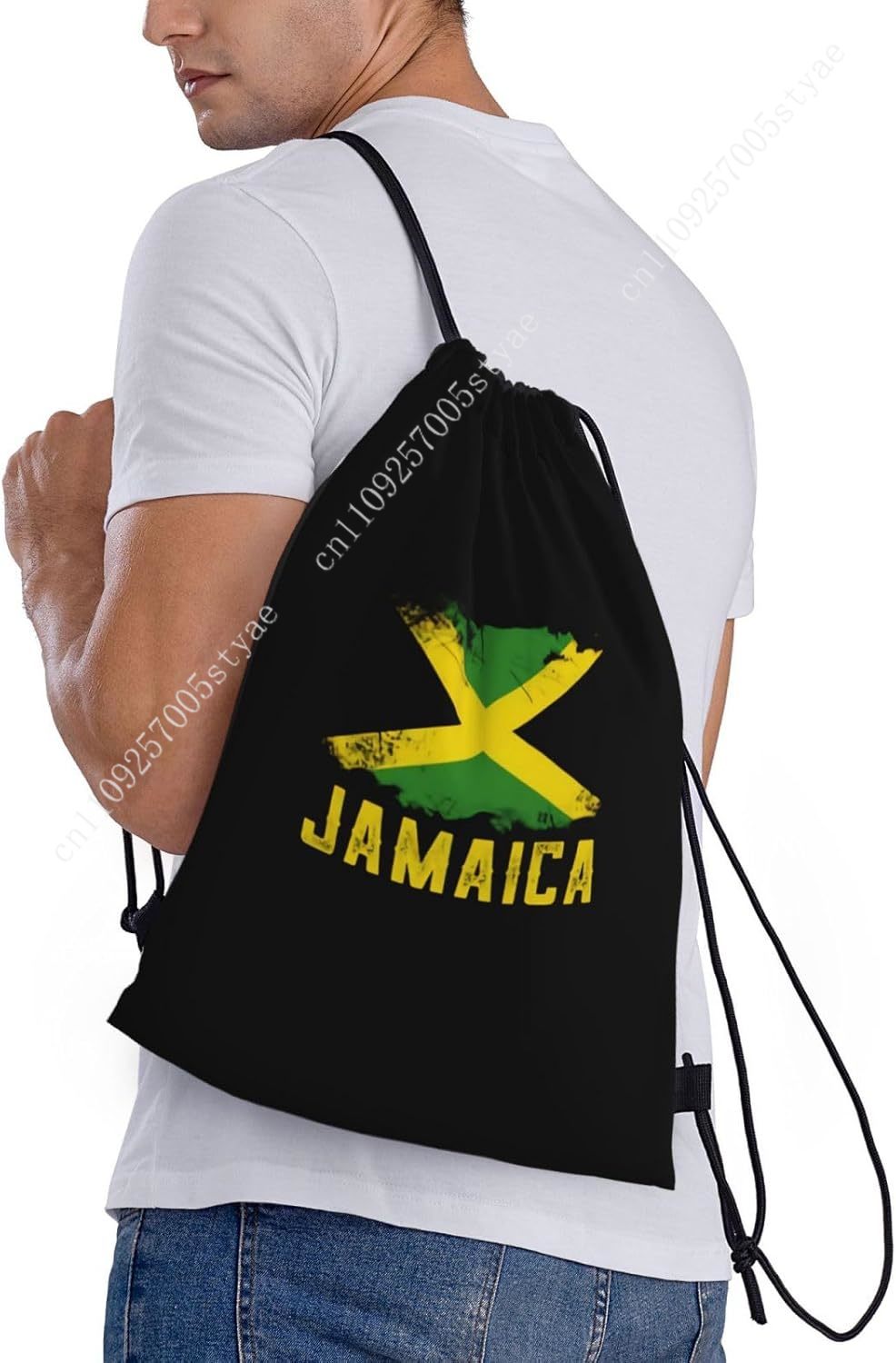 Jamaica Flag Drawstring Bag Ba - đánh giá và giá Travel Yoga Accessories