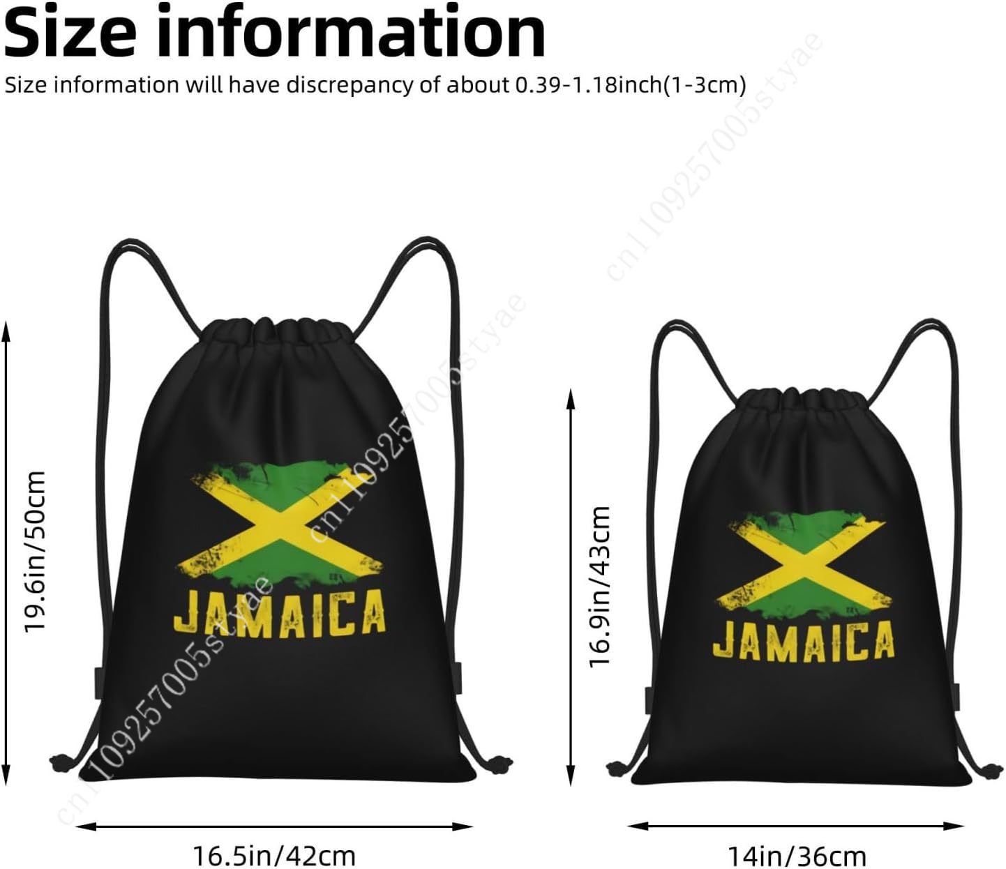 Jamaica Flag Drawstring Bag Ba - đánh giá và giá Travel Yoga Accessories