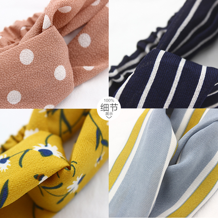 Korean Cross Headband Floral F - đánh giá và giá Travel Yoga Accessories