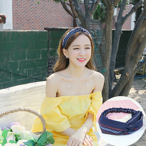 Korean Cross Headband Floral F - đánh giá và giá Travel Yoga Accessories