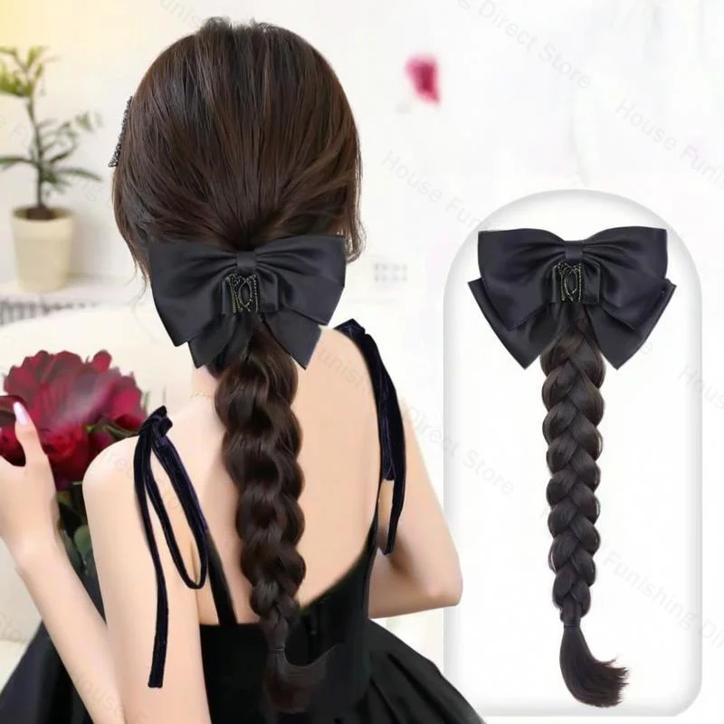 NEW Claw Clip Bow Wig Ponytail - đánh giá và giá Travel Accessories For Elderly