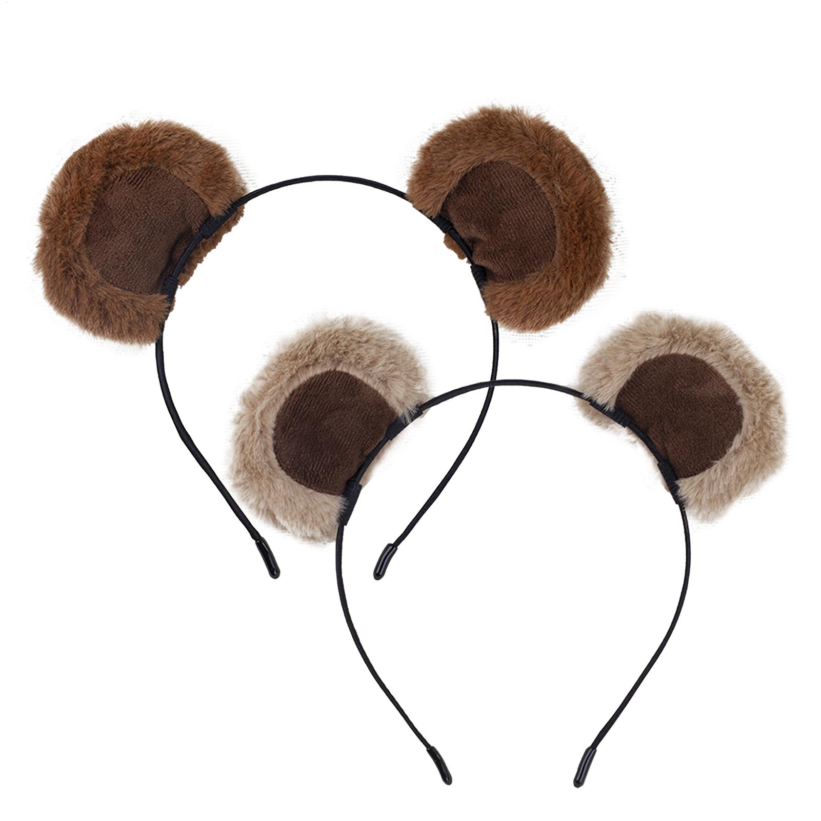 Plush Bear Ear Headbands Soft  - đánh giá và giá Travel Accessories For 6 Year Old