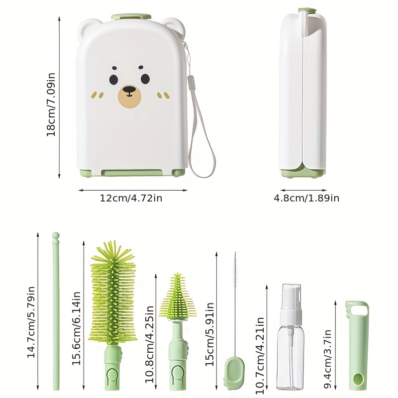 Travel Baby Bottle Brush Set - - đánh giá và giá Travel Accessories For 2 Year Old