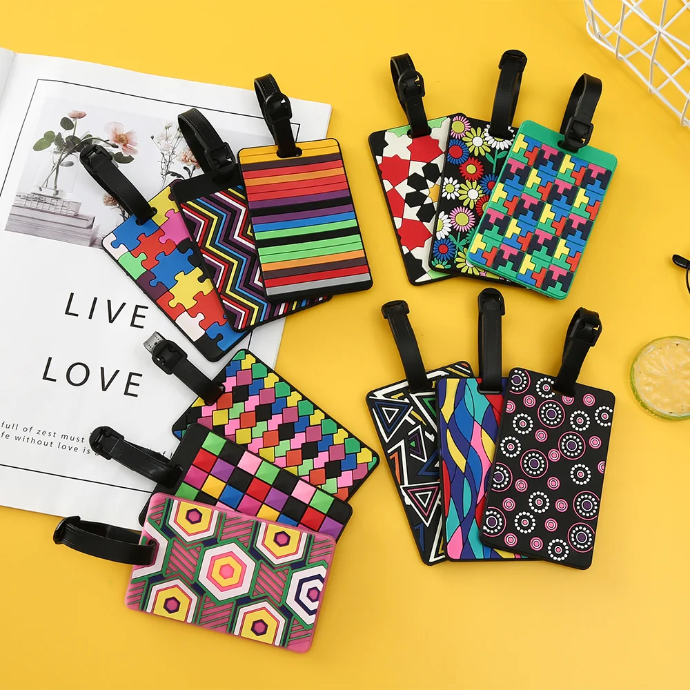 1PCS Geometric Luggage Tags Su - đánh giá và giá Travel Accessories International