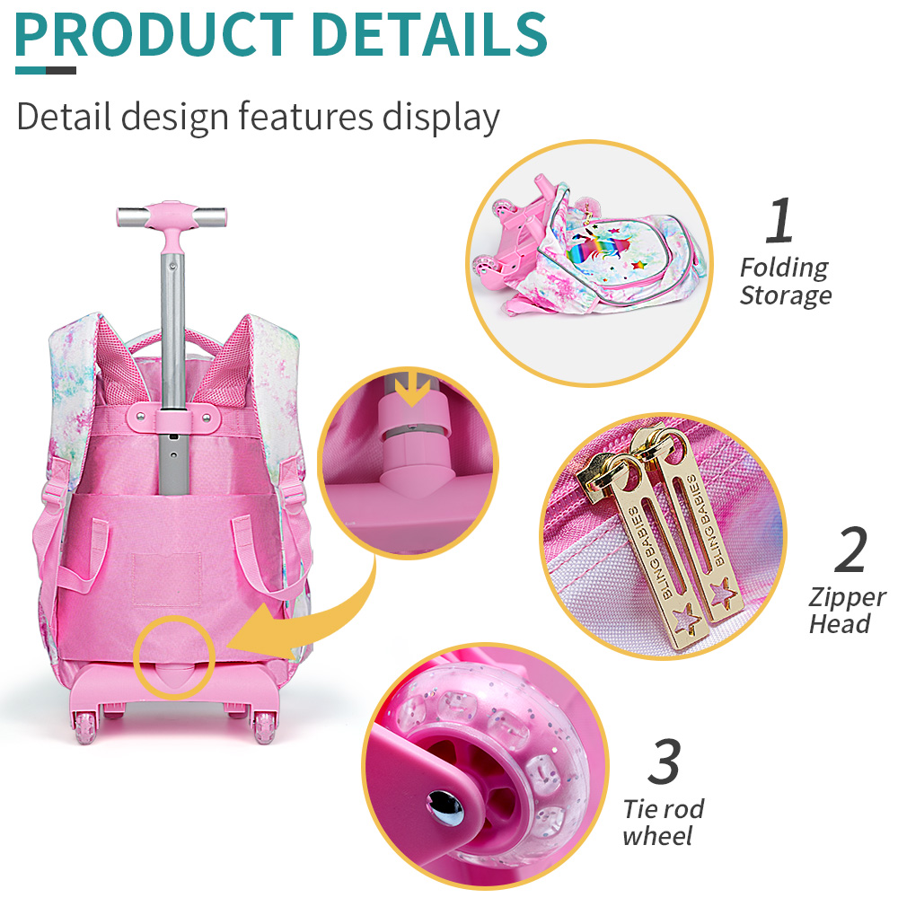 3PCS Kids Travel Bag, Luggage  - đánh giá và giá Travel Accessories Europe