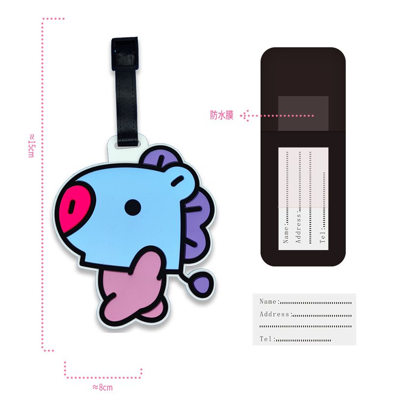 BT21 cartoon cute keychain Kaw - đánh giá và giá Travel Accessories Set
