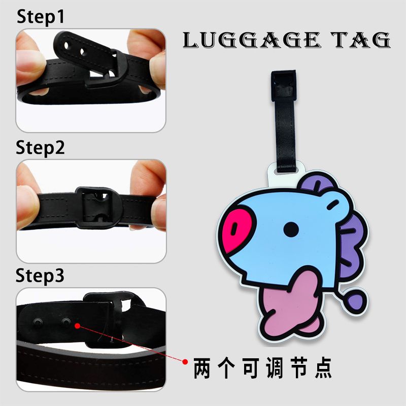 BT21 cartoon cute keychain Kaw - đánh giá và giá Travel Accessories Set