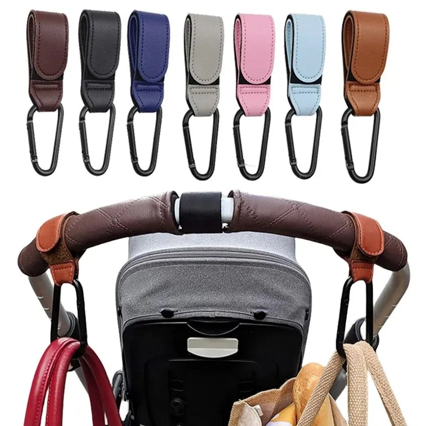 2Pcs Leather Cart Hooks Baby S - đánh giá và giá Travel Accessories For 2 Year Old