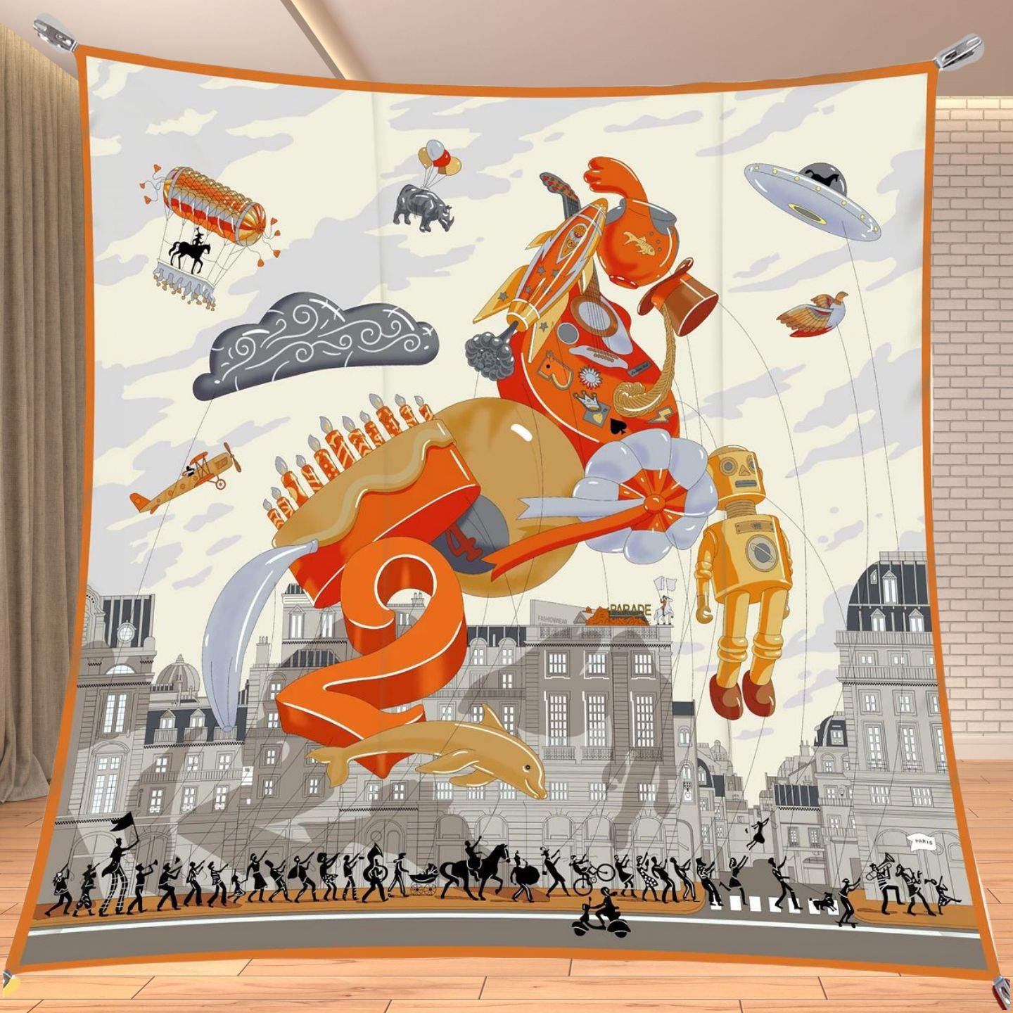 90cm Twill Silk Like Square Sc - đánh giá và giá Travel Accessories For Elderly