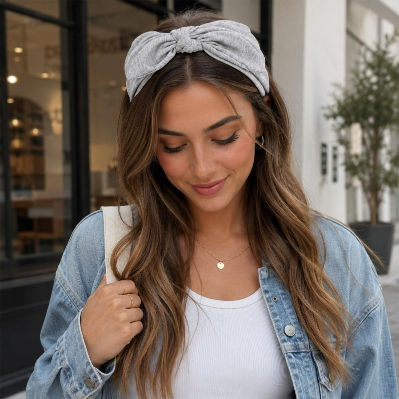 Bow Headband Wide Elastic Hair - đánh giá và giá Travel Yoga Accessories