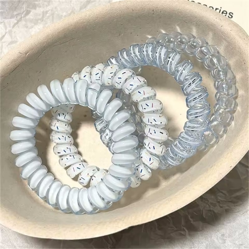 4pcs/set Spiral Hair Ties Purp - đánh giá và giá Travel Accessories Set