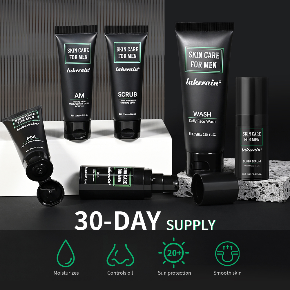 Lakerain Skin Care for Men Kit - đánh giá và giá Travel Accessories Set
