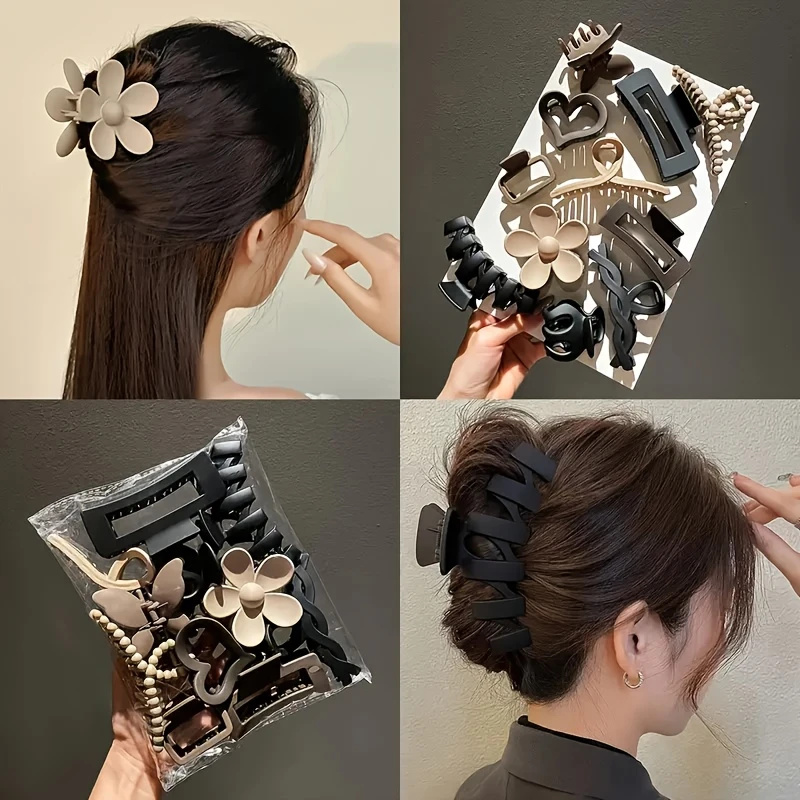 11Pcs Assorted Hair Claw Clips - đánh giá và giá Travel Accessories For Elderly