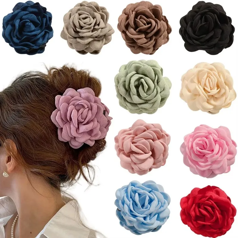 French Fabric Rose Flower Hair - đánh giá và giá Travel Accessories For Elderly