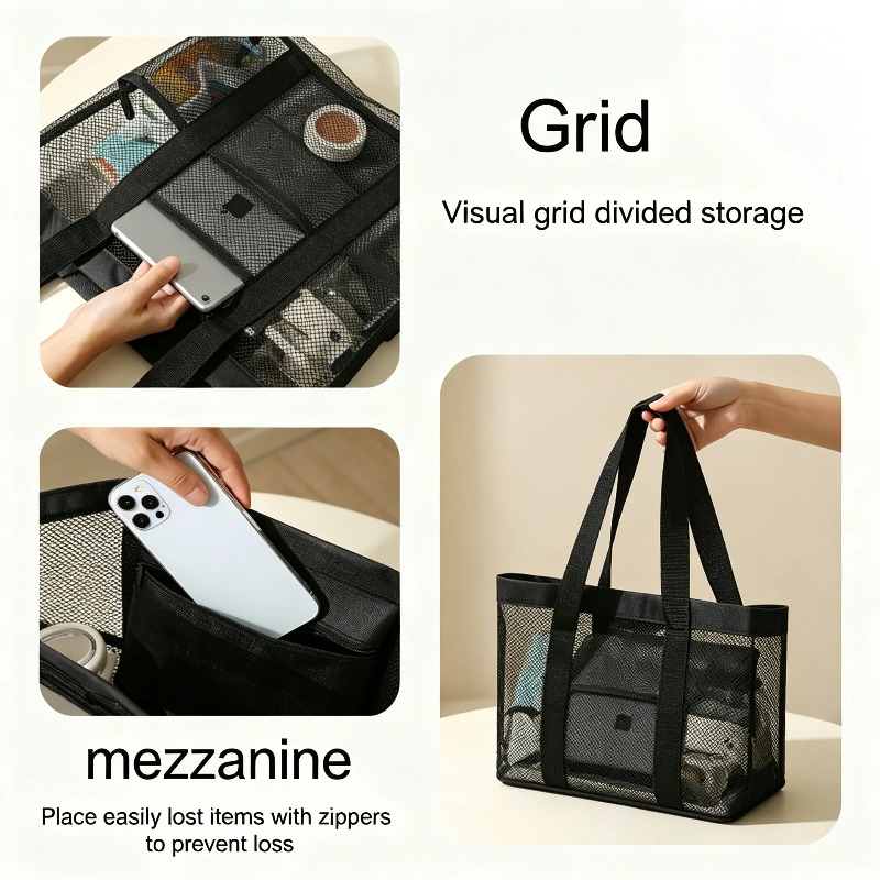 Beach Tote Bag Packaging Makeu - đánh giá và giá Travel Yoga Accessories