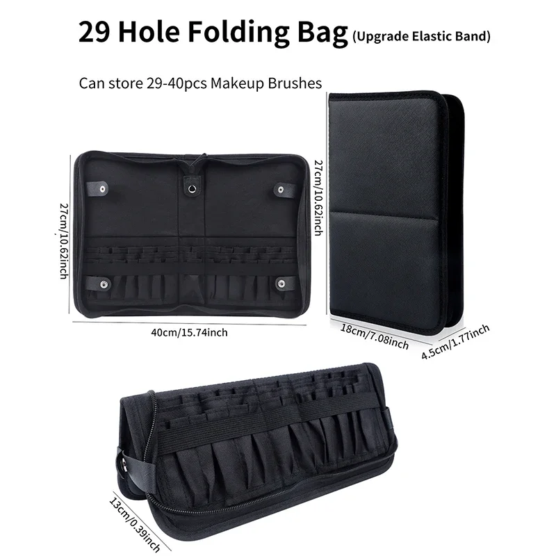 29/23 Holes Foldable Makeup Br - đánh giá và giá Travel Accessories Set