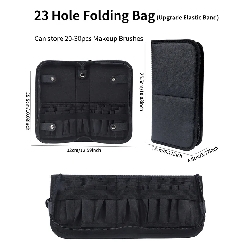 29/23 Holes Foldable Makeup Br - đánh giá và giá Travel Accessories Set