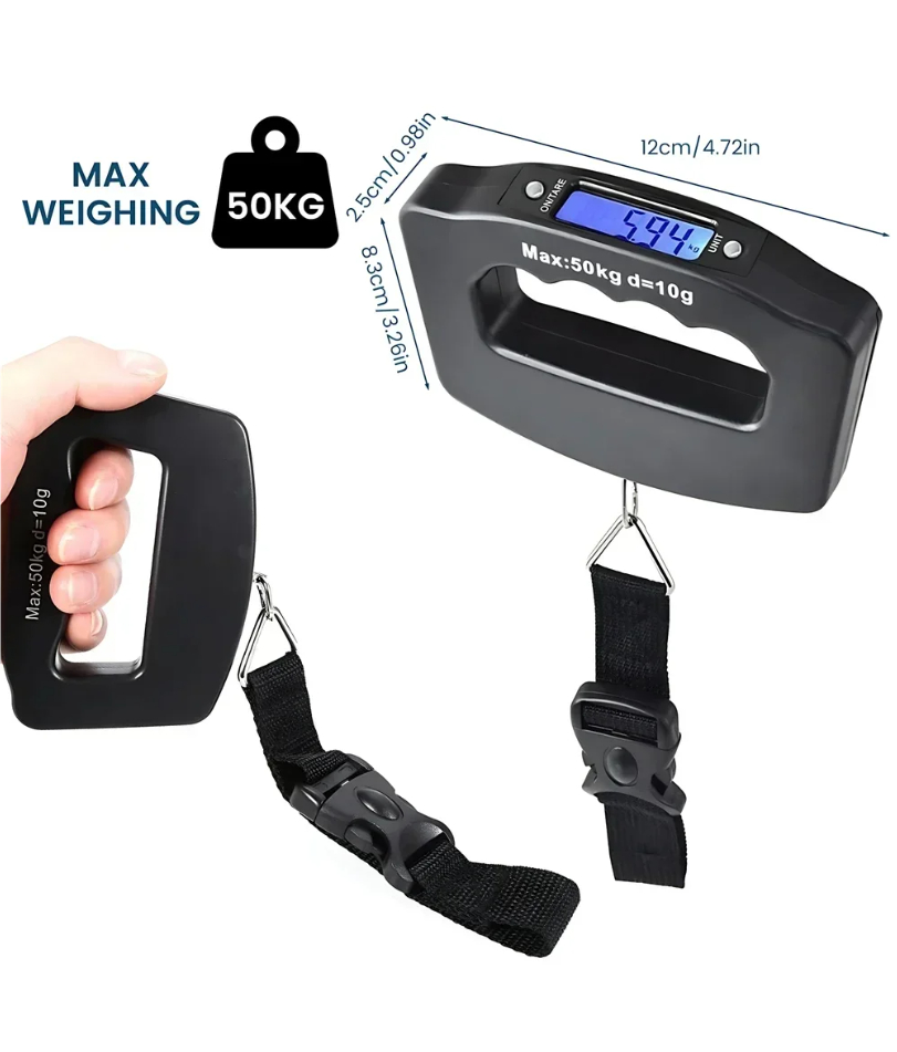 50kg Digital Luggage Scale Por - đánh giá và giá Travel Accessories Display